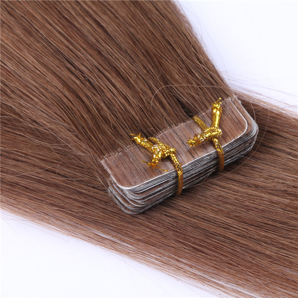 Wholesale 100% brazilian human hair tape in hair extension XS076